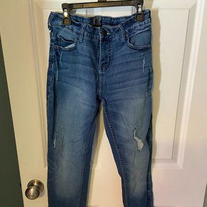 Juniors Justice Jeans Mid Rise Super Skinny size 16